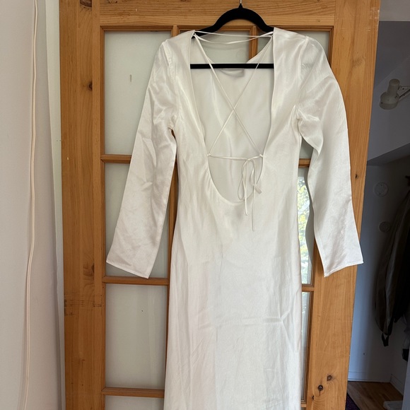 Third Form Crush Tie Back Maxi | Off White - Picture 4 of 5